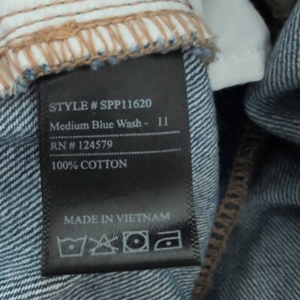 Fashion Nova 'She's A Riot's" Non Stretch Super High Rise Straight Leg Jeans - Picture 6 of 8